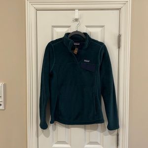 Patagonia quarter snap neck pullover fleece jacket